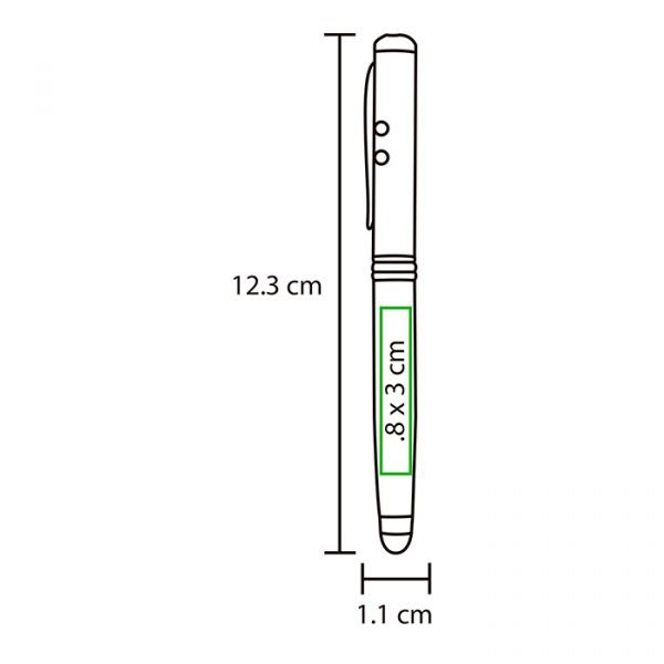 Bolígrafo metálico Montevideo.