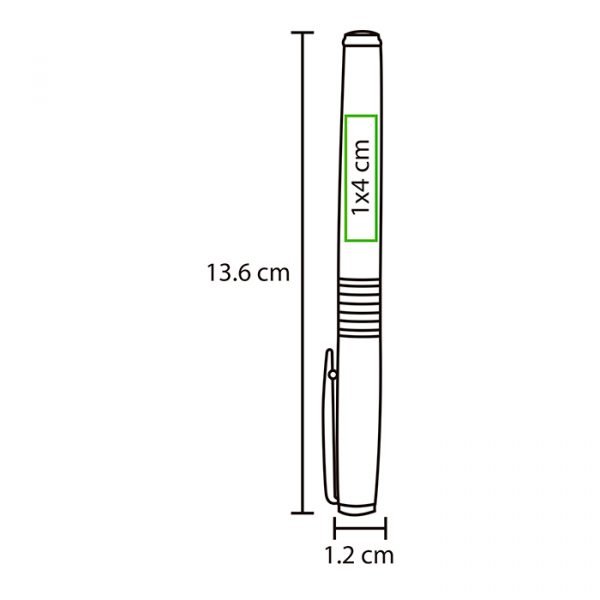 Bolígrafo metálico roller ball Bakuba.