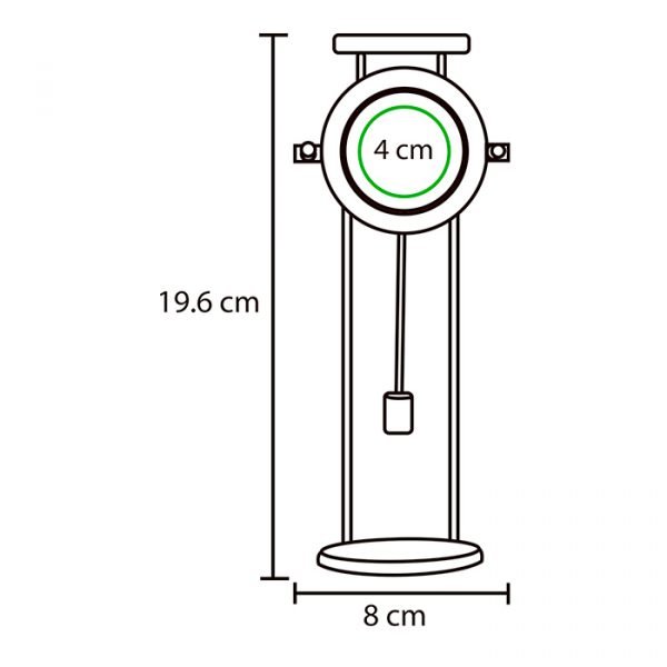 Reloj de escritorio.