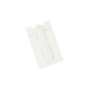 Porta tarjetas y soporte para celular.
