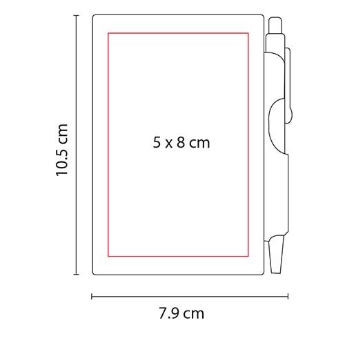 BLOCK DE NOTAS CON BOLIGRAFO