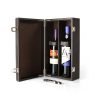 Set de vino con porta botellas.