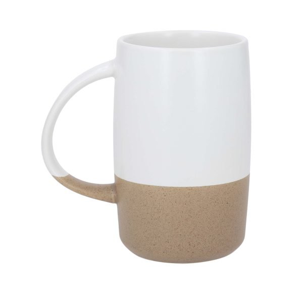TAZA DE CÉRAMICA BICOLOR TERRACOTA