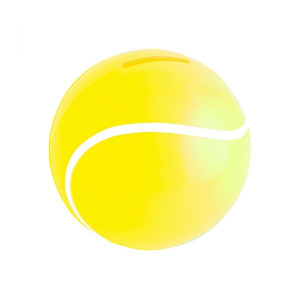 Alcancía de plástico tennis.