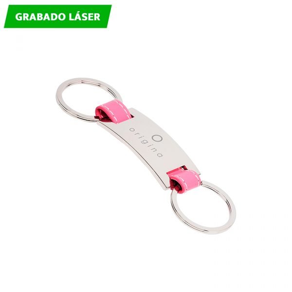 Llavero metálico.
