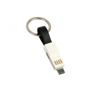 Llavero con cable para carga Manali.