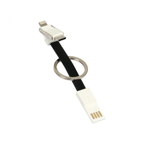Llavero con cable para carga Manali.