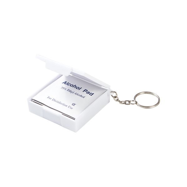 Llavero contenedor con 10 pads.