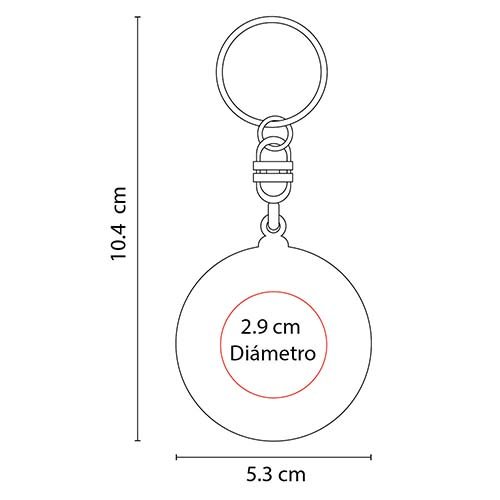 LLAVERO FLEXOMETRO WHEEL