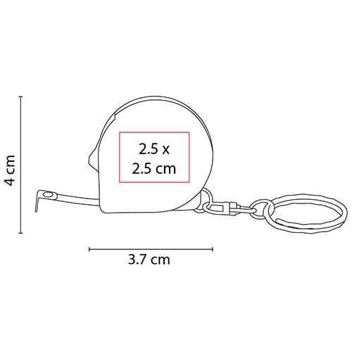 LLAVERO FLEXOMETRO MEASURE