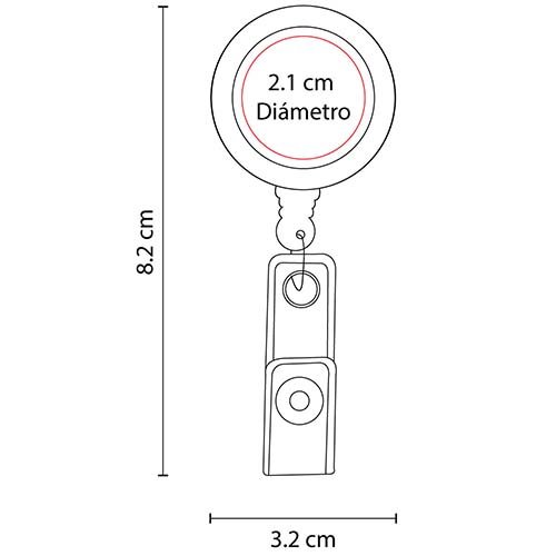 PORTAGAFETE RETRACTIL