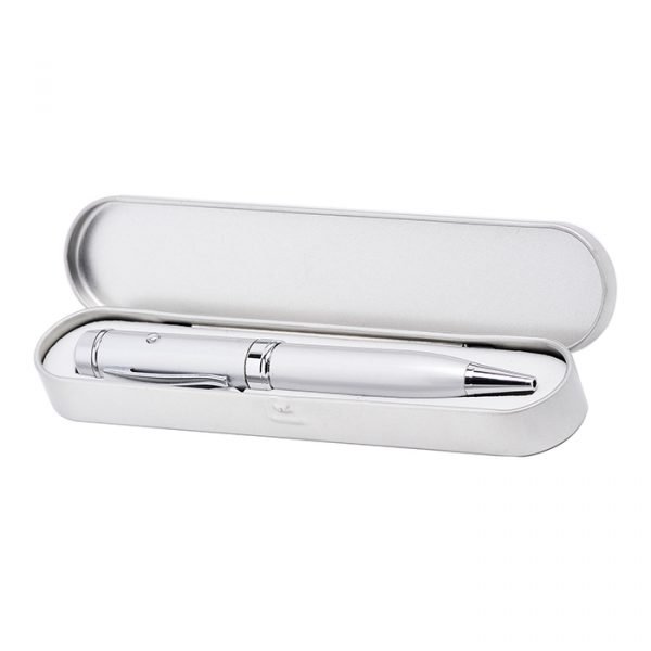 Bolígrafo metálico USB 8 GB.
