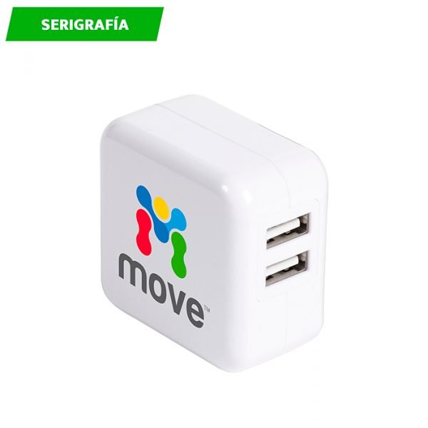 Conector de pared doble.