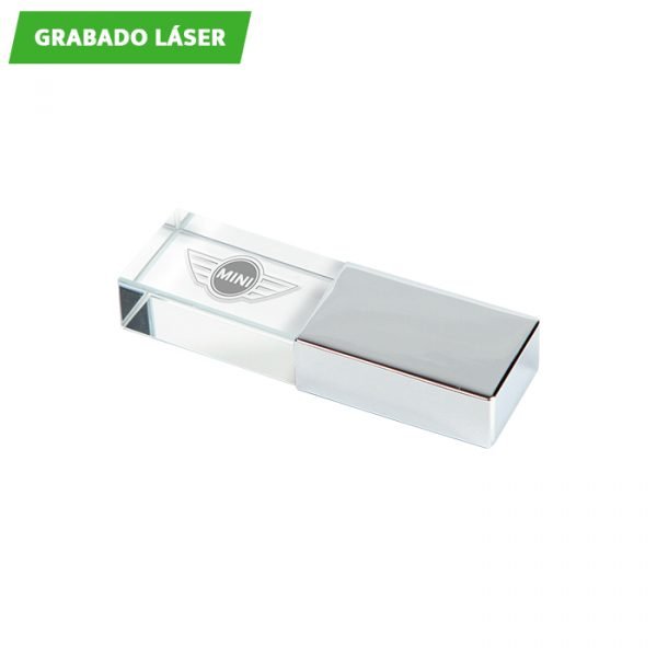 Memoria USB 8 GB con luz led.