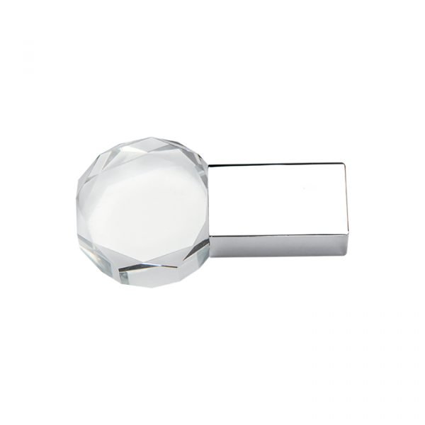 Memoria USB de cristal con luz led.