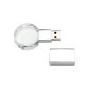 Memoria USB de cristal con luz led.