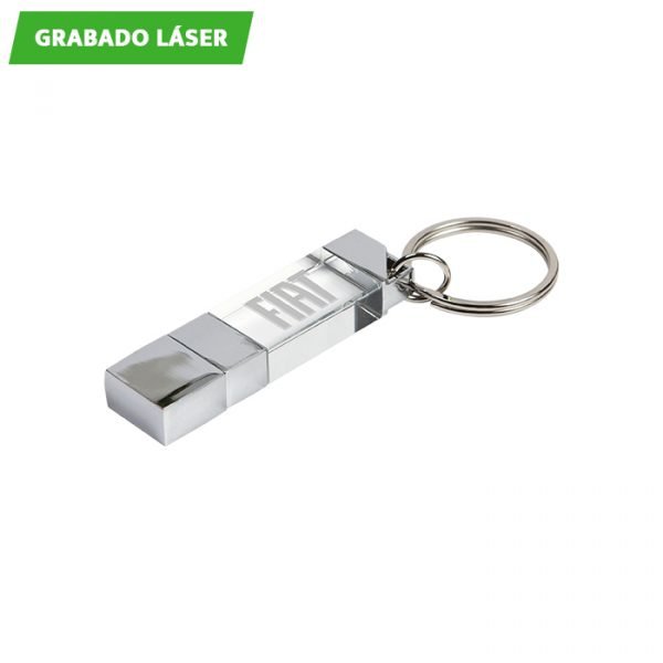 Memoria llavero USB 8 GB.