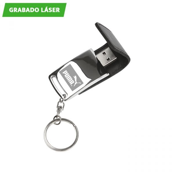 Memoria USB argolla 8 GB.