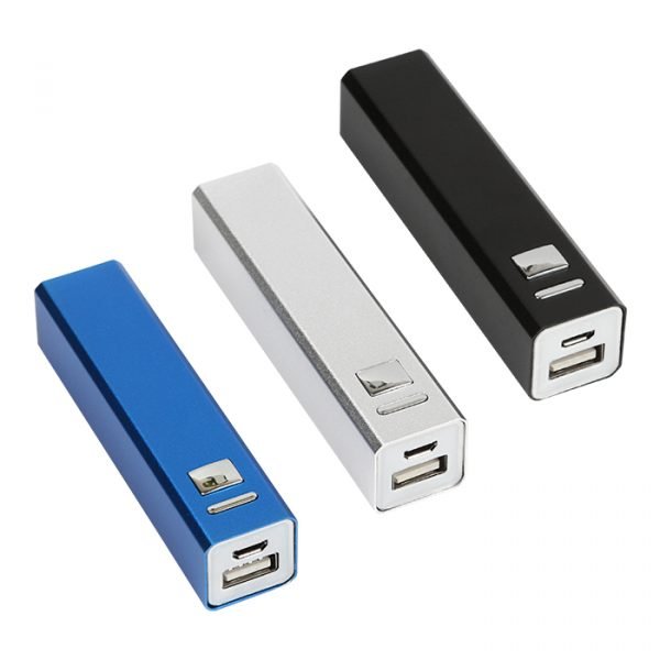 Cargador portátil de 2,200 mAh.