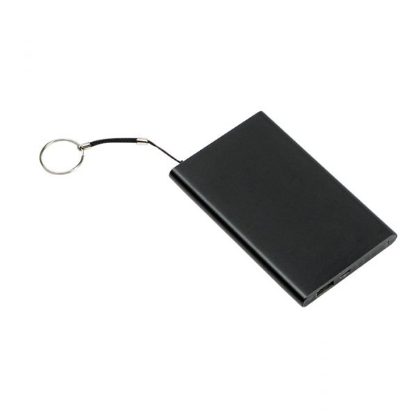 Cargador portátil metálico de 4,000 mAh.